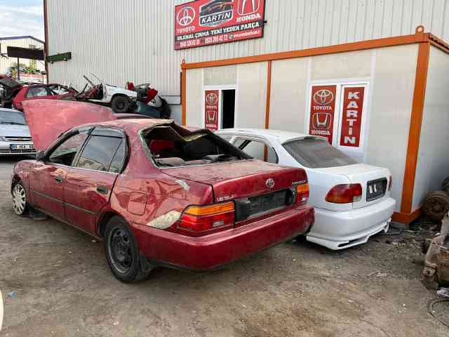 KARTİN TİCARET TOYOTA COROLLA AE101 1.6 ENJEKSİYONLU HURDA BELGELİ ÇIKMA YEDEK PARÇALARI